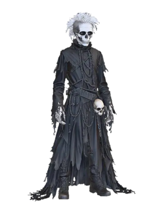 Chainbound Reaper 3D model, vytvořený pomocí AI