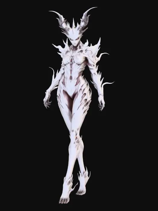 3D model for Demonic Woman