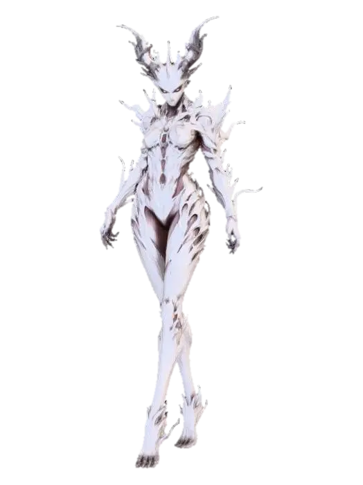 3D model for Demonic Woman