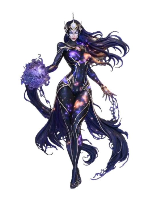 Nebula FemEnergy - Aura 3D model, vytvořený pomocí AI