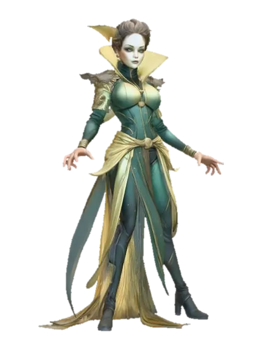 Verdant Enchantress - Grove 3D model, vytvořený pomocí AI