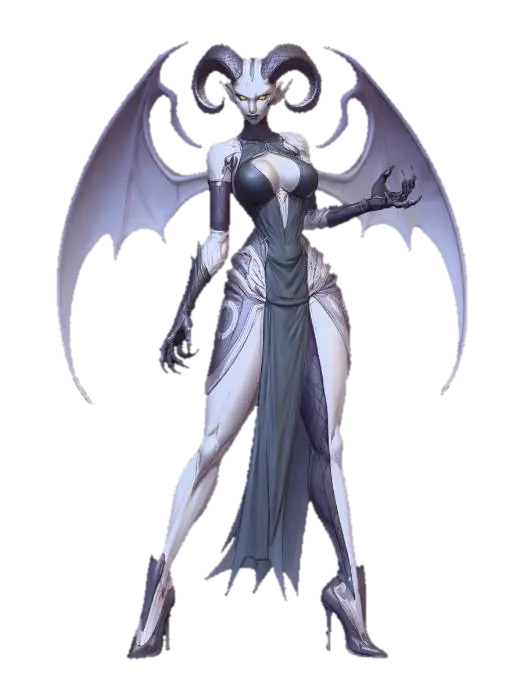 3D model for Demonic Wings Elegance