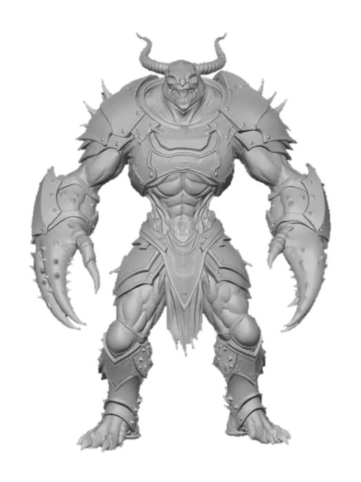 3D model for Demonic Crab Warrior