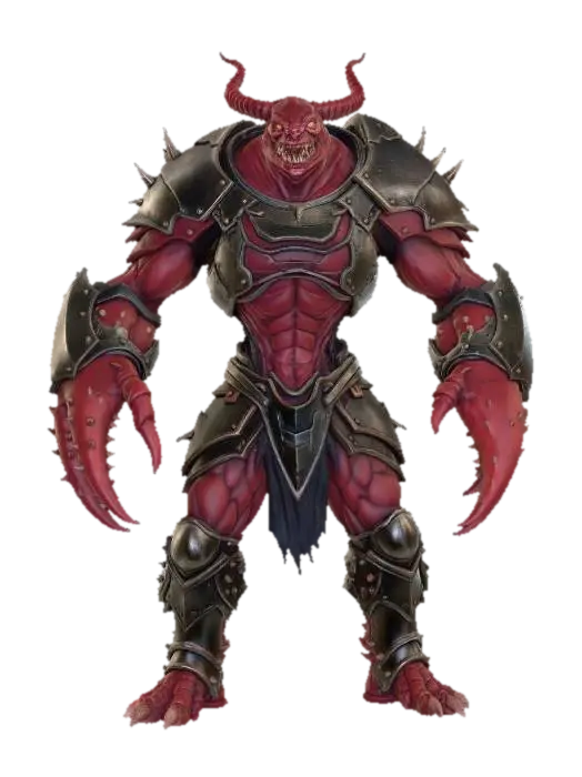 3D model for Demonic Crab Warrior