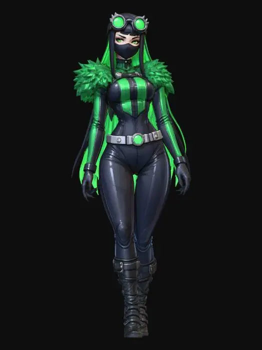 3D model for Stealth Girl