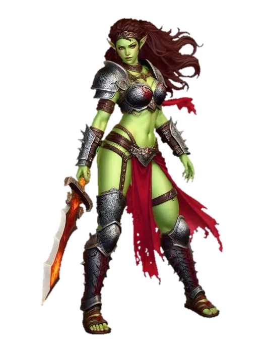 3D model for Emberblade Warrior Woman