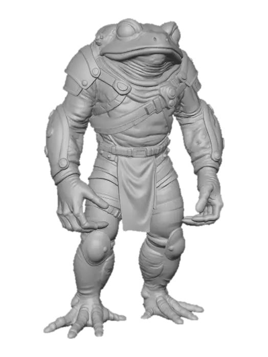 3D model for Frog Captain