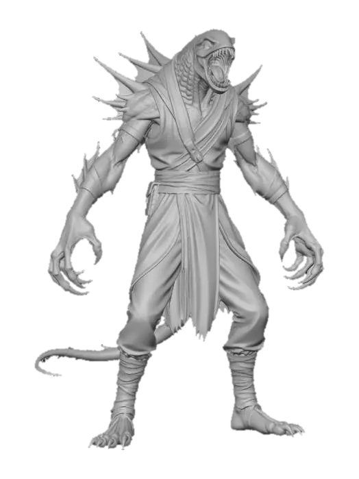 3D model for Azure Spine Sea Warrior