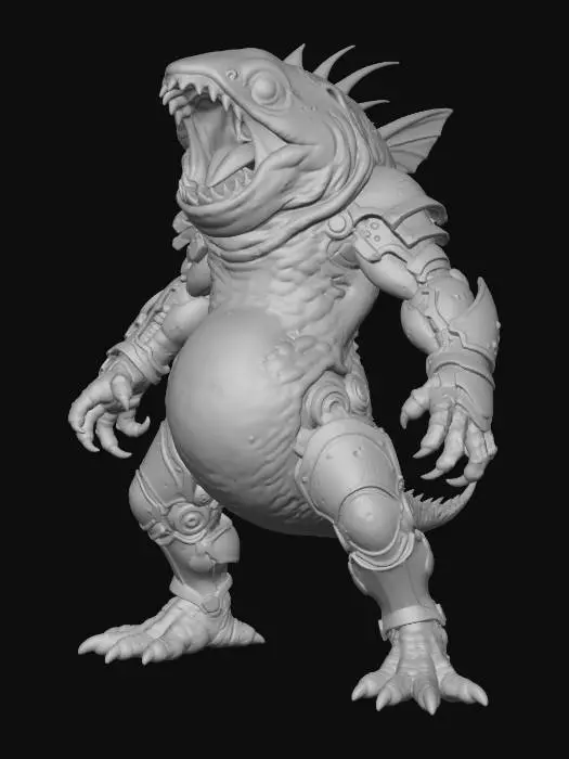 3D model for Water Cyborg Monster