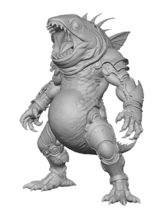 3D model for Water Cyborg Monster