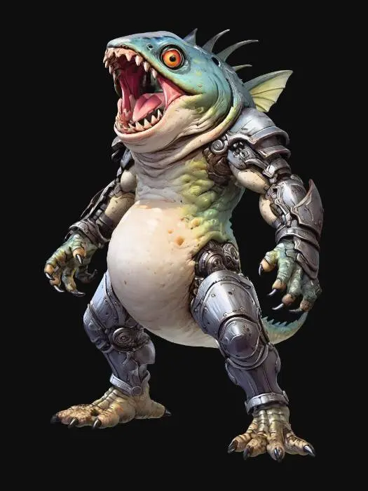 3D model for Water Cyborg Monster