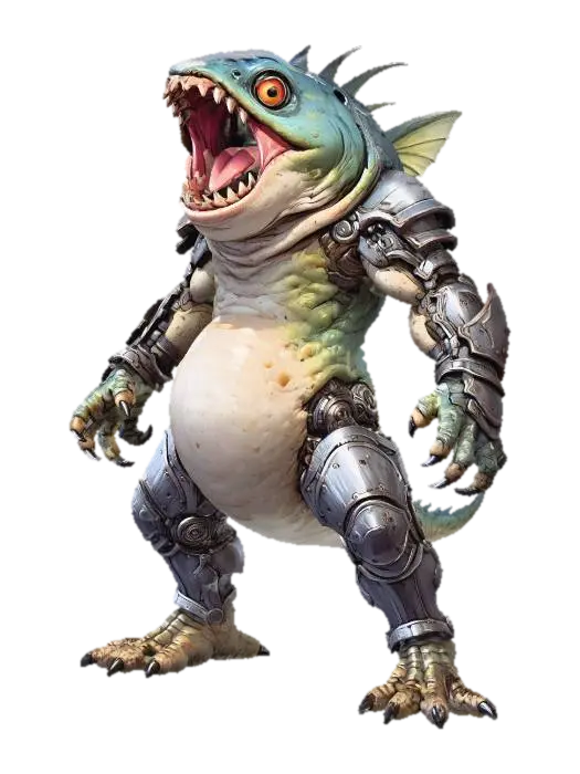 3D model for Water Cyborg Monster