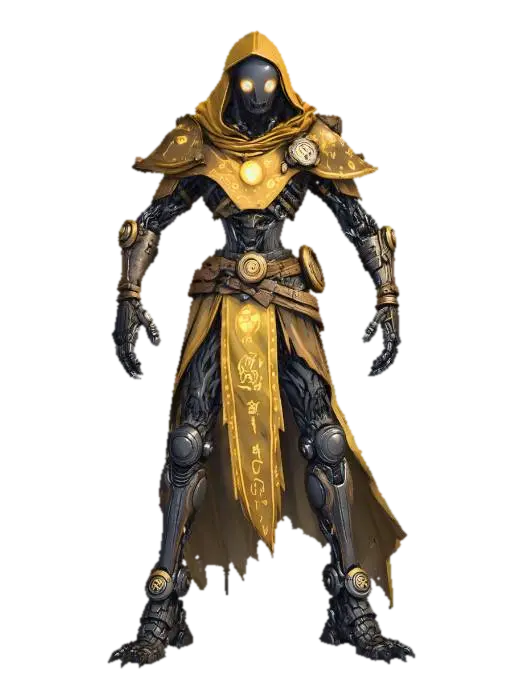 Runebound Automaton - Clockwork-3D-modell, genererad av AI