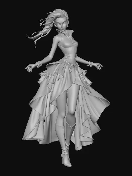 3D model for Crimson Dancer