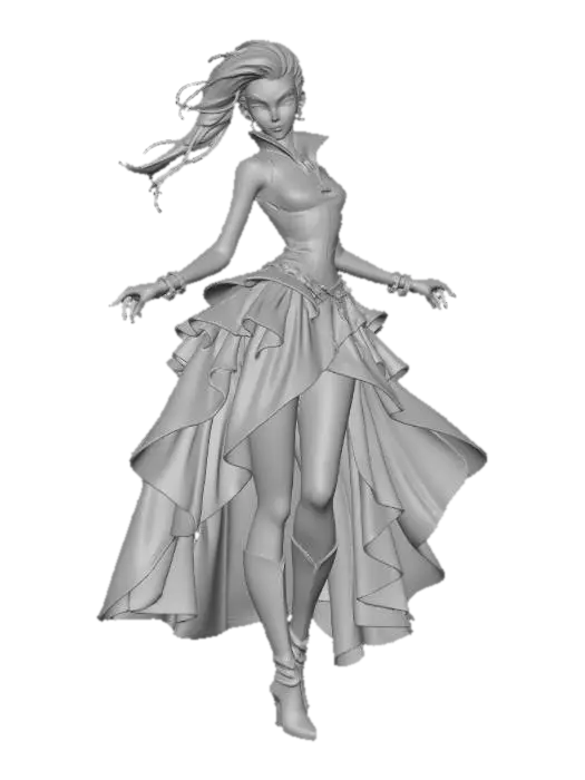 3D model for Crimson Dancer