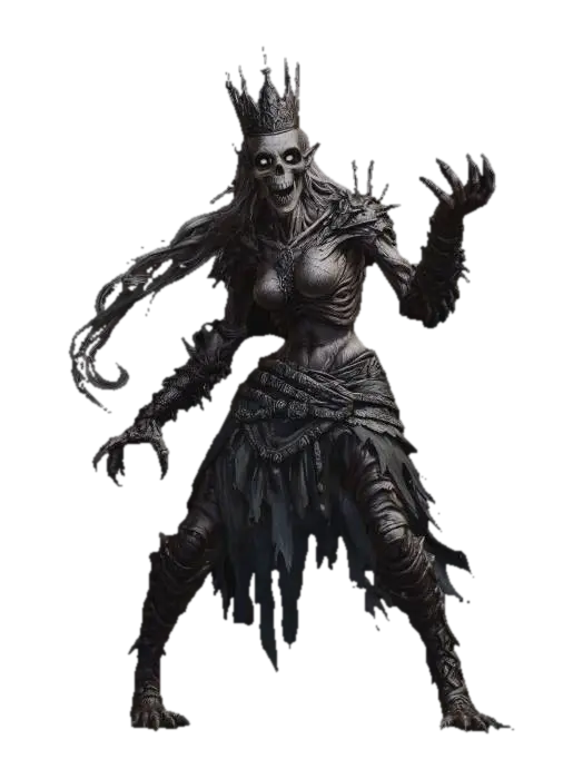 Undying Queen - Goddess 3D model, vytvořený pomocí AI