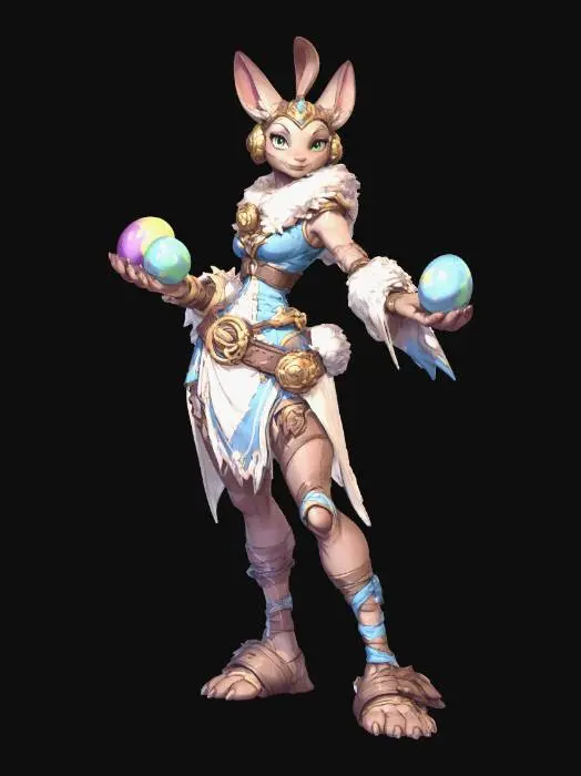 3D model for Easter Arcane Rabbit, #EasterEgg2026#