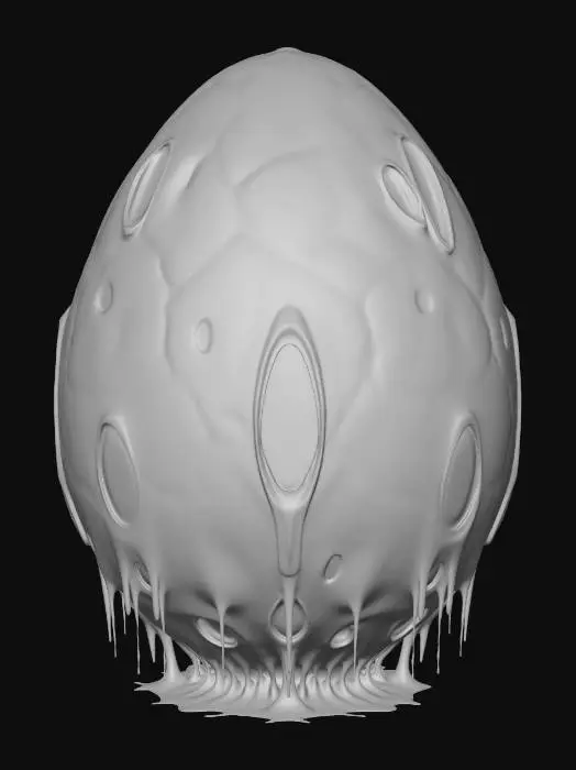 3D model for Cosmic Alien Ship, #EasterEgg2026#