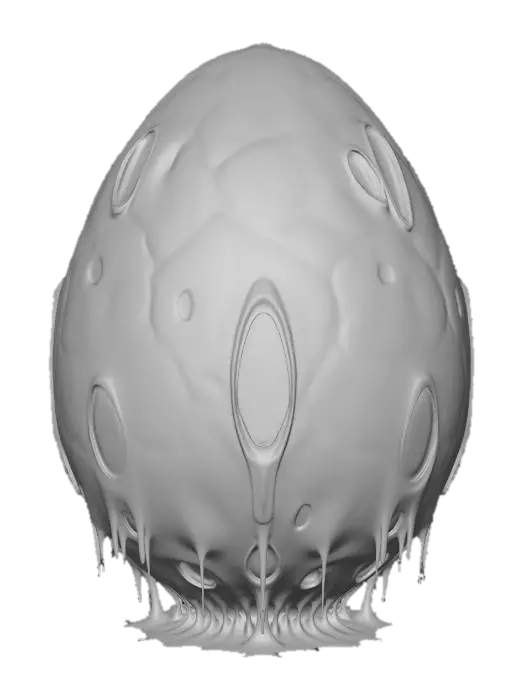 3D model for Cosmic Alien Ship, #EasterEgg2026#