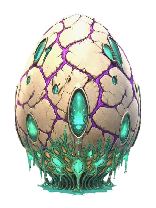 3D model for Cosmic Alien Ship, #EasterEgg2026#