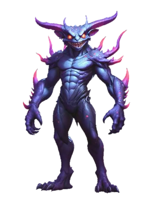 Demonic Monster - Brutal 3D model, vytvořený pomocí AI