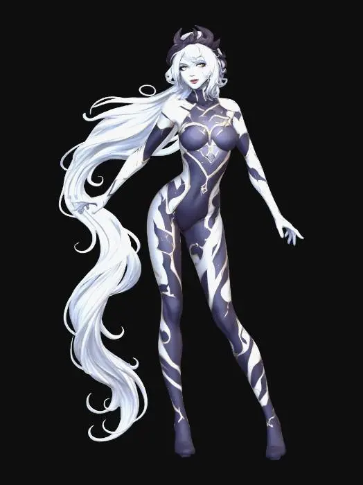 3D model for Kintsugi Goddess