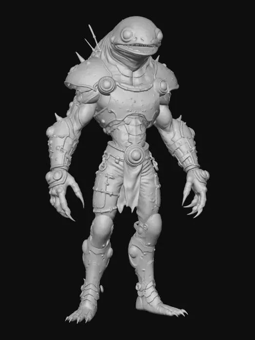 3D model for Salamander Warlord