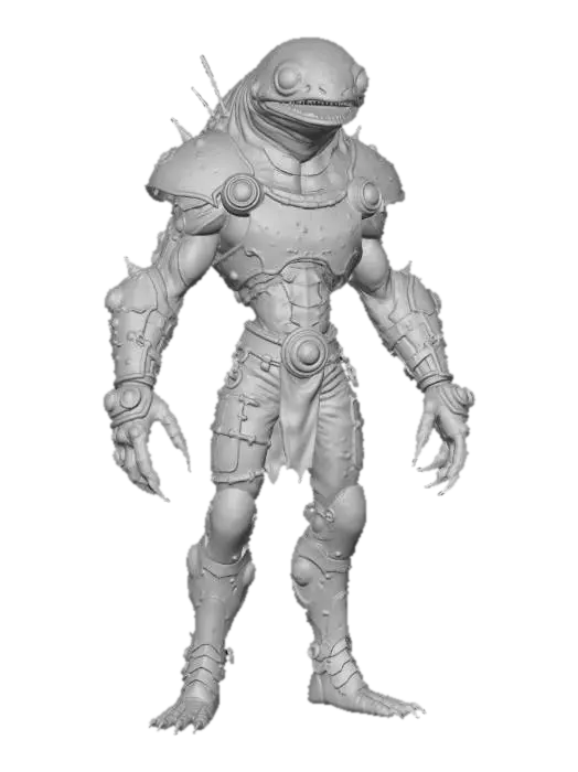 3D model for Salamander Warlord