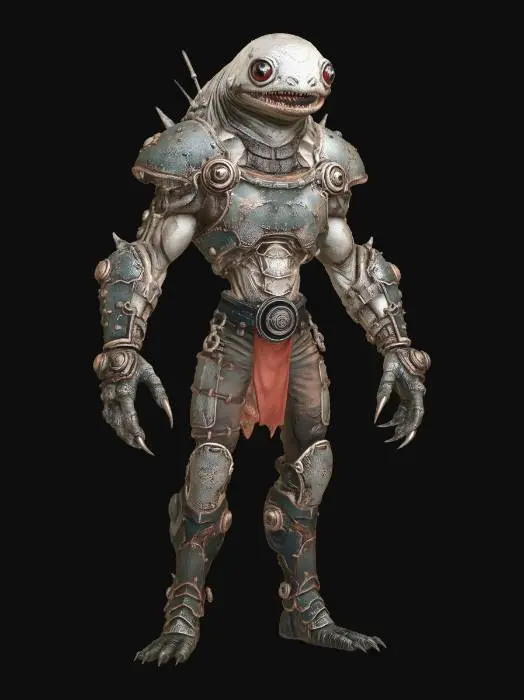 3D model for Salamander Warlord