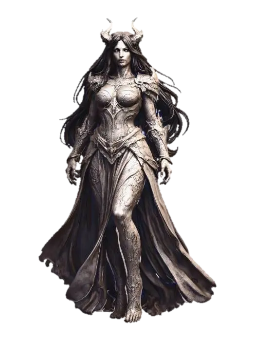 Horned Valkyrie 3D model, vytvořený pomocí AI