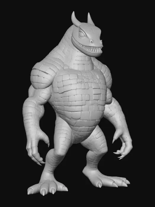 3D model for Brickscale Behemoth