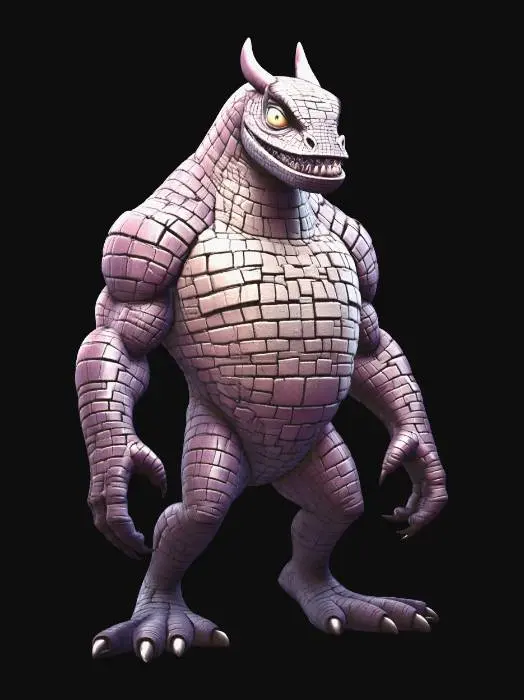 3D model for Brickscale Behemoth