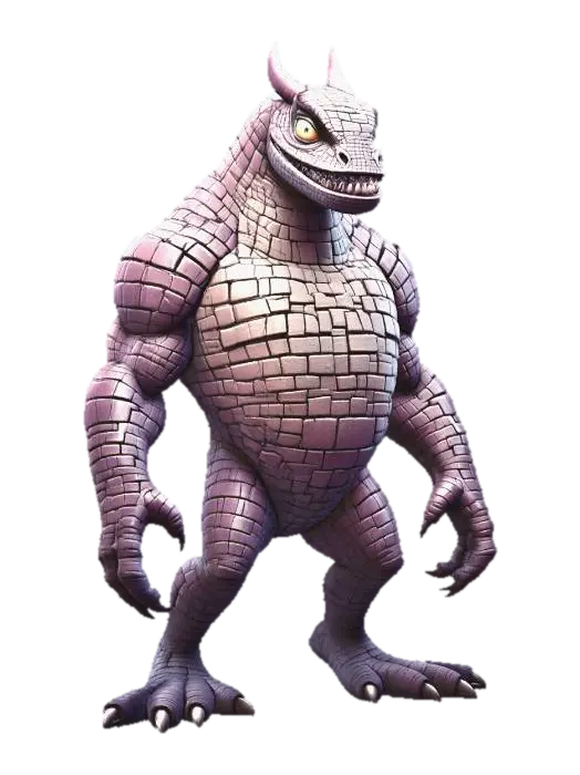 Brickscale Behemoth - Gigantic 3D model, vytvořený pomocí AI