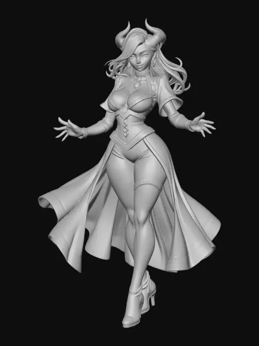 3D model for Azure Flame Empress