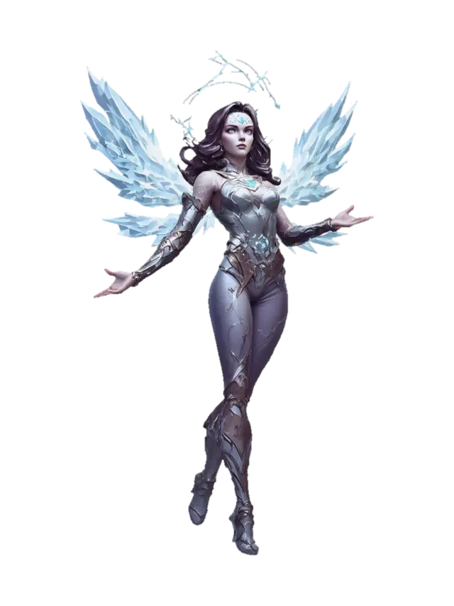 3D model for Icebound Angel