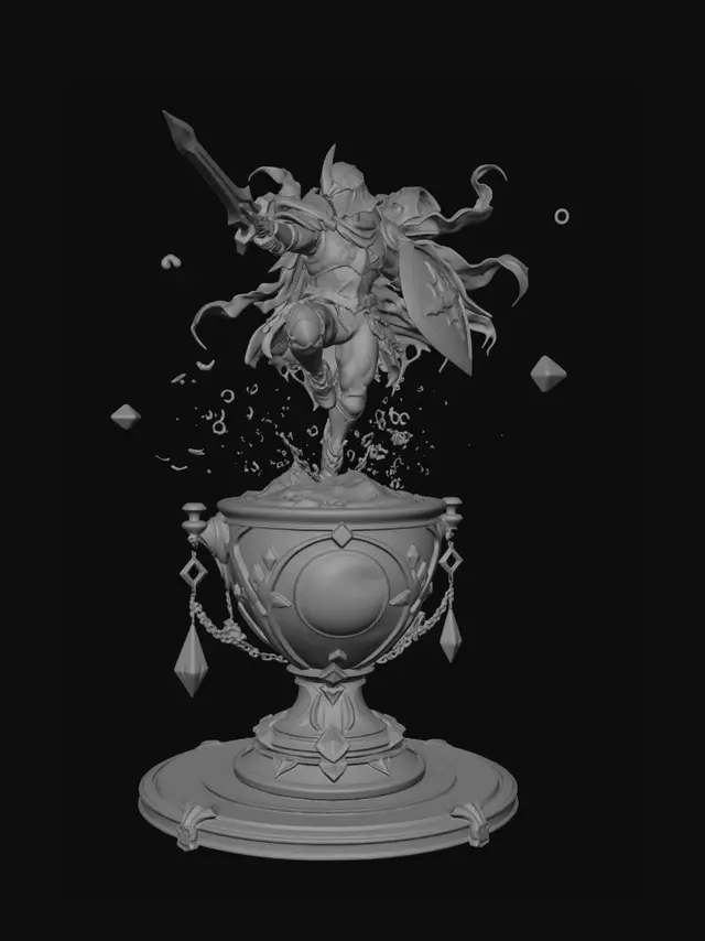 3D model for Chalice of the Rainbow Knight