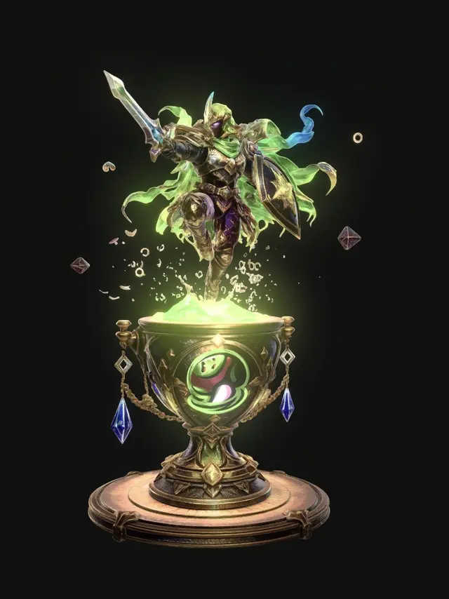 3D model for Chalice of the Rainbow Knight