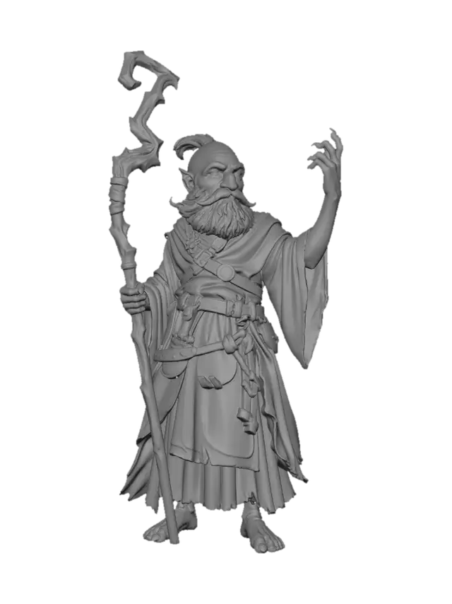 3D model for Stormbinder the Blue Wizard