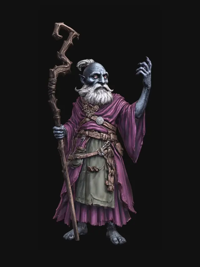 3D model for Stormbinder the Blue Wizard