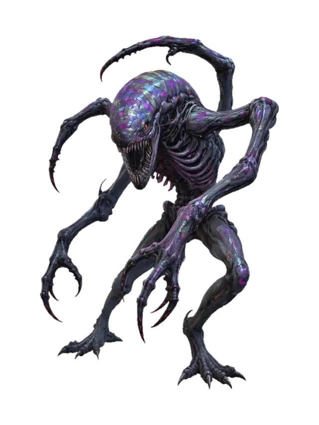 Prismatic Predator - Vivid 3D model, vytvořený pomocí AI