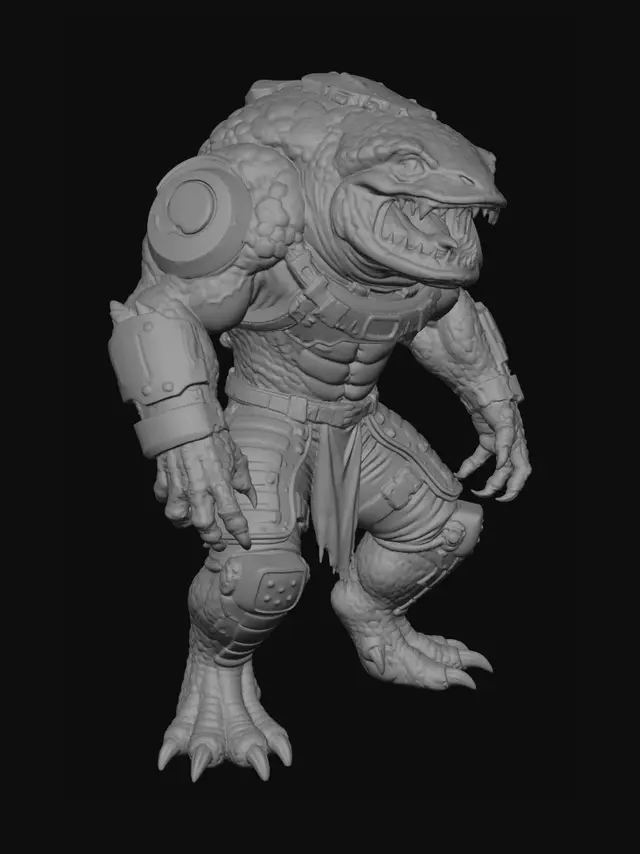3D model for Crimson Juggernaut