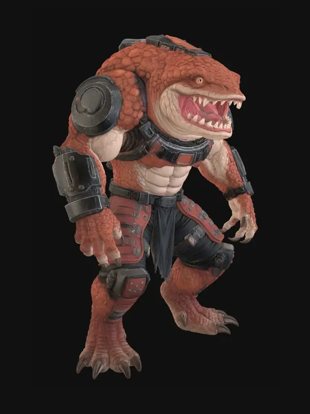 3D model for Crimson Juggernaut
