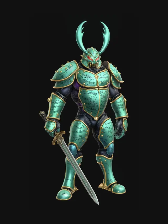 3D model for Cosmic Runic Knight