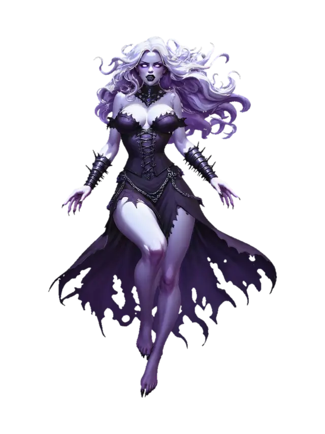Empress of Nightfall - Queen 3D-model, gegenereerd door AI