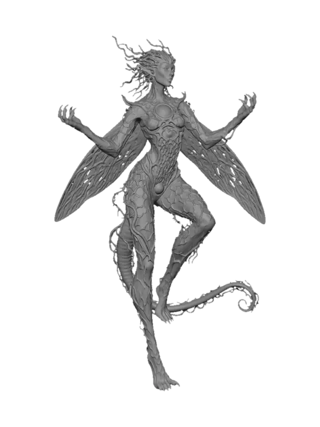 3D model for Verdant Wyrdweaver
