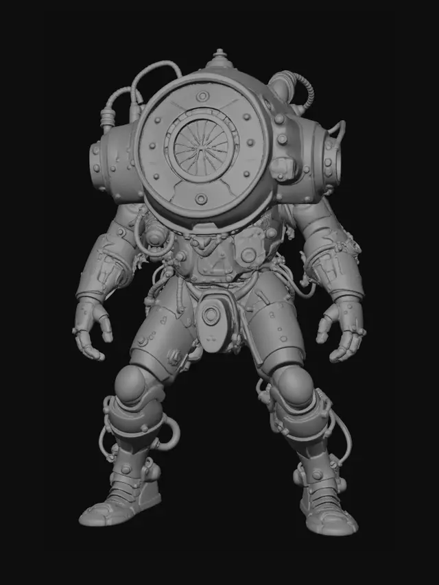 3D model for Rusted Nautilus Suit