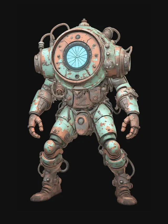 3D model for Rusted Nautilus Suit