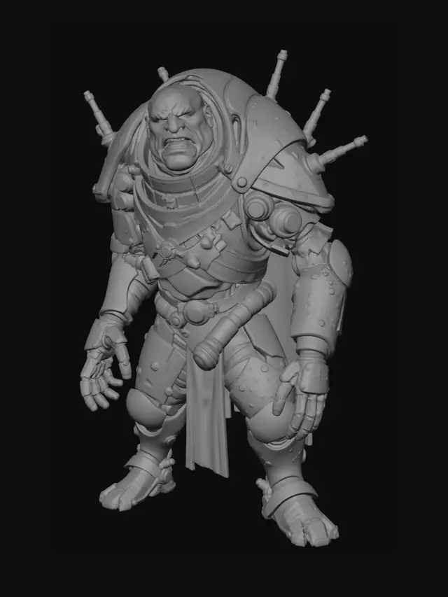 3D model for Ironbound Warlord