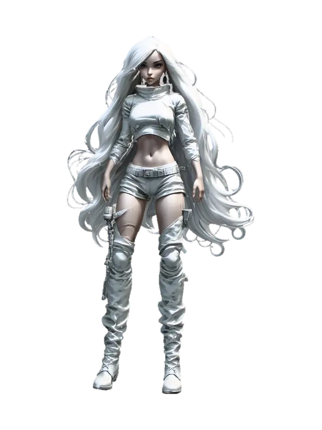 Icebound Valkyrie - Stoic 3D model, vytvořený pomocí AI
