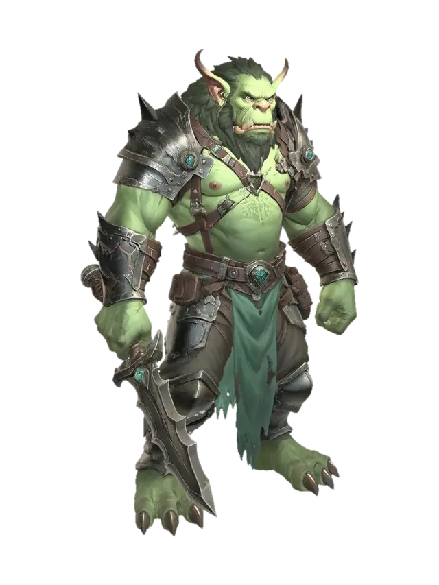 3D model for Ironspike Orc Warlord